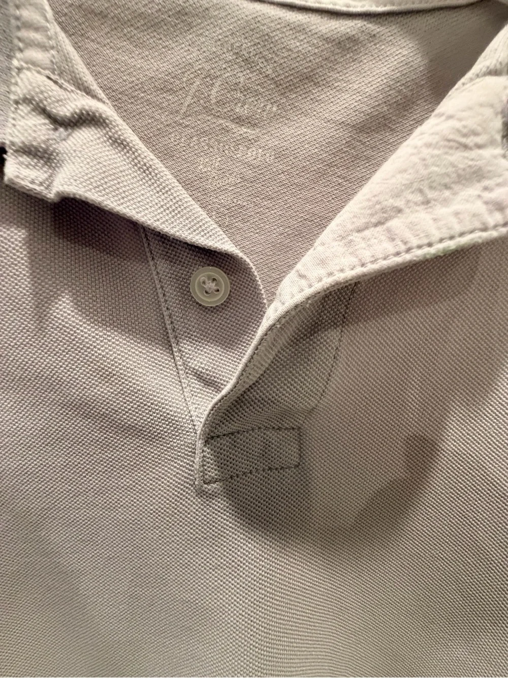 J Crew Mercantile Light Pink Polo Shirt Men’s Cotton Short Sleeve